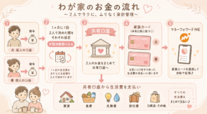 わが家のお金の流れ〜2人でラクに、ムリなく家計管理〜